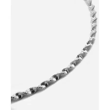 Cavigliera Diamond Twister in Argento Donna Nove25