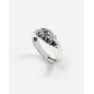 Anello Fedona Gotica Soledad con Pietra Verde Nove25 Anello Fedona Gotica Soledad con Pietra Verde Nove25