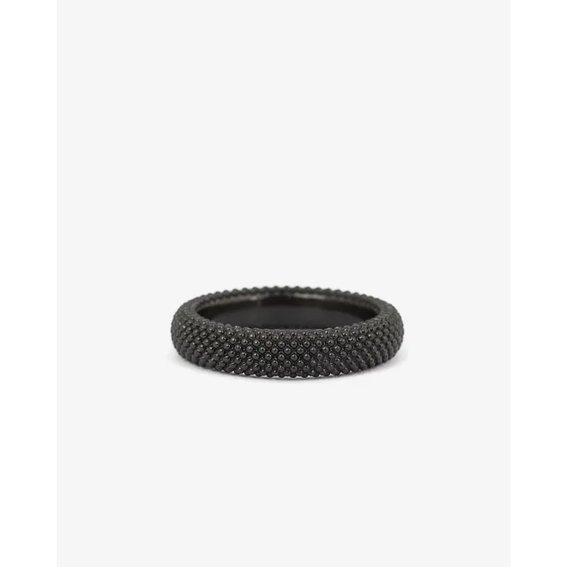 Anello Fede Puntinata Total Black mis.17 Uomo Nove25 Anello Fede Puntinata Total Black mis.17 Uomo Nove25