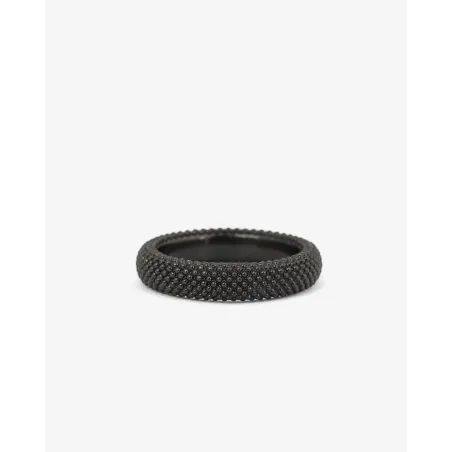 Anello Fede Puntinata Total Black mis.17 Uomo Nove25 - category_name - XDMG De Marchi Gianotti