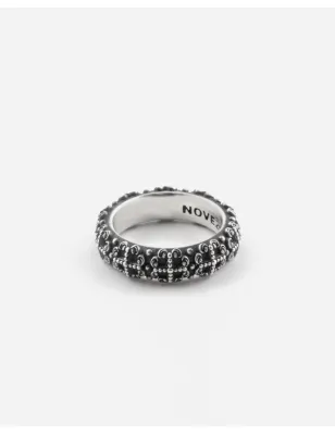 Anello Fede Gotica Promessa in Argento Nove25