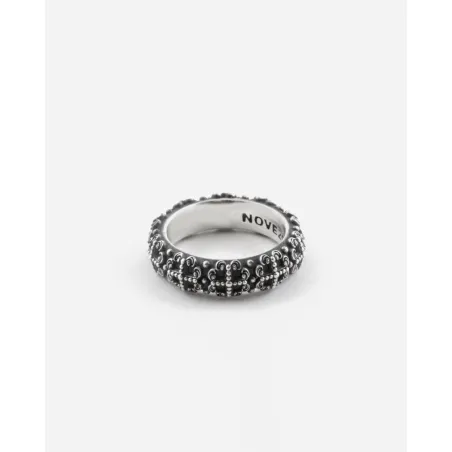 Anello Fede Gotica Promessa in Argento Nove25