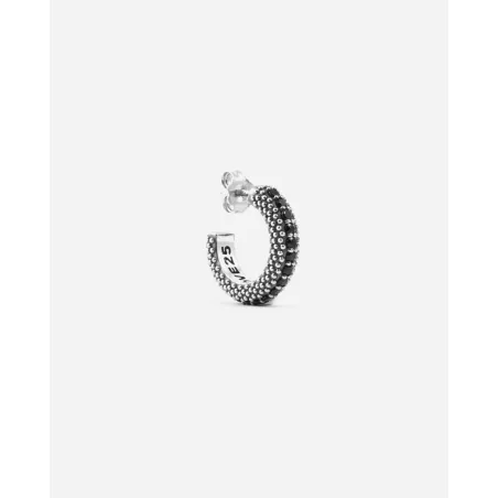 Monorecchino in Argento Puntinati Black Wind Nove25 - category_name - XDMG De Marchi Gianotti