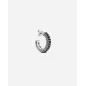Monorecchino in Argento Puntinati Black Wind Nove25 Monorecchino in Argento Puntinati Black Wind Nove25