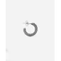 Monorecchino in Argento Puntinati Black Wind Nove25 Monorecchino in Argento Puntinati Black Wind Nove25
