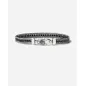 Bracciale Tennis Black Foxtail Nove25 Bracciale Tennis Black Foxtail Nove25