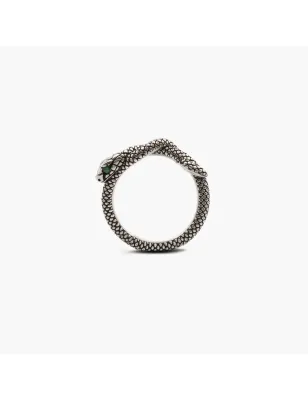 Anello Fedina Serpente Occhi Zirconia Cubica Verde M11 Donna Nove25 - category_name - XDMG De Marchi Gianotti