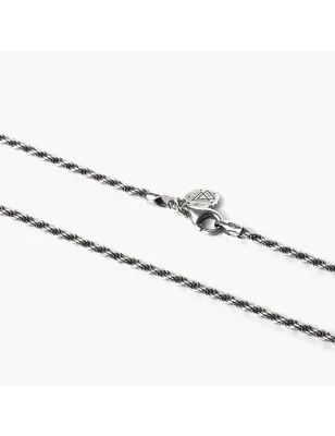 Collana Corda 040 in Argento brunito 70CM Nove25 - category_name - XDMG De Marchi Gianotti