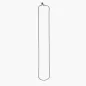 Collana Corda 040 in Argento brunito 70CM Nove25