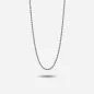 Collana Corda 040 in Argento brunito 60CM Nove25 Collana Corda 040 in Argento brunito 60CM Nove25