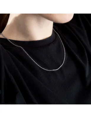 Collana Corda 040 in Argento brunito 60CM Nove25 - category_name - XDMG De Marchi Gianotti