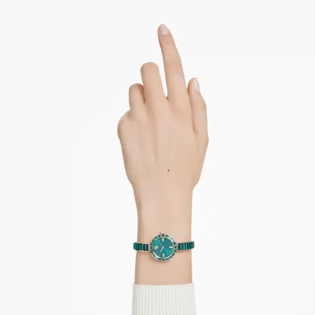 Orologio Matrix Bangle Verde Cristalli 5690808 Donna Swarovski
