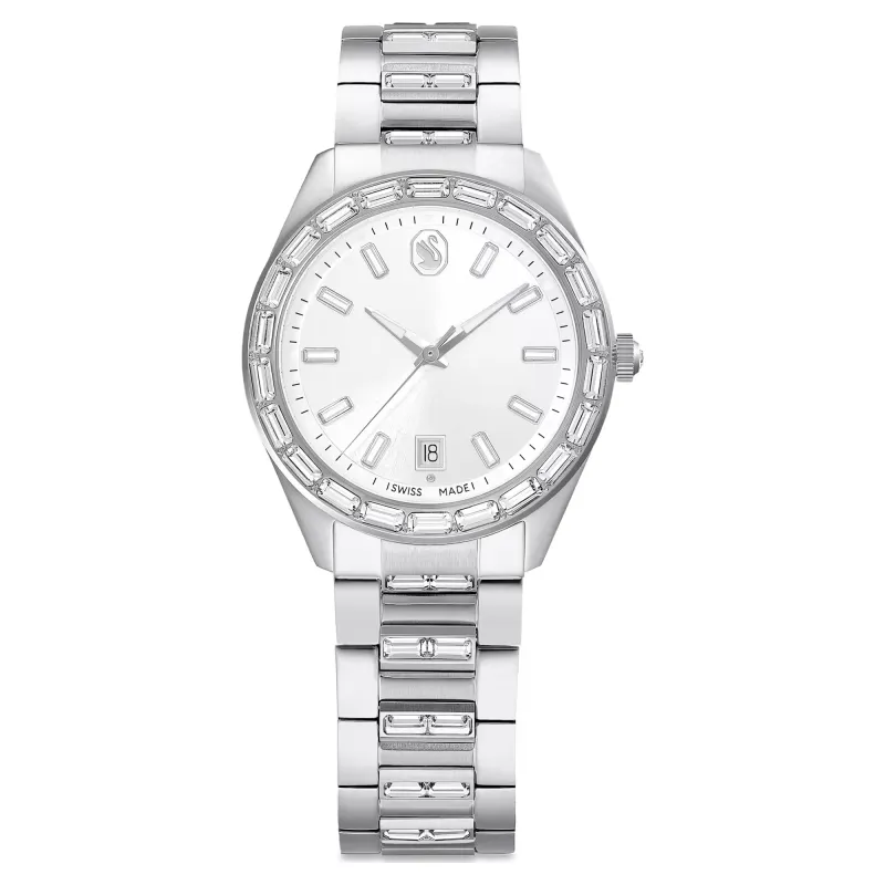 Orologio Matrix Date Cristalli Baguette 5734665 Donna Swarovski