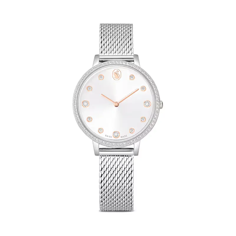 Orologio Clarica Milanese Argento Cristalli 73 5740971 Donna Swarovski Orologio Clarica Milanese Argento Cristalli 73 5740971 Donna Swarovski