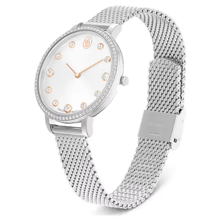 Orologio Clarica Milanese Argento Cristalli 73 5740971 Donna Swarovski