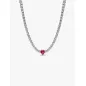 Collana Choker Cuore Rosso Donna Pandora Collana Choker Cuore Rosso Donna Pandora