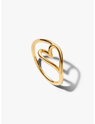 Anello Dorato Cuore Piccolo Linea Sinuosa m.50 Donna Pandora - category_name - XDMG De Marchi Gianotti