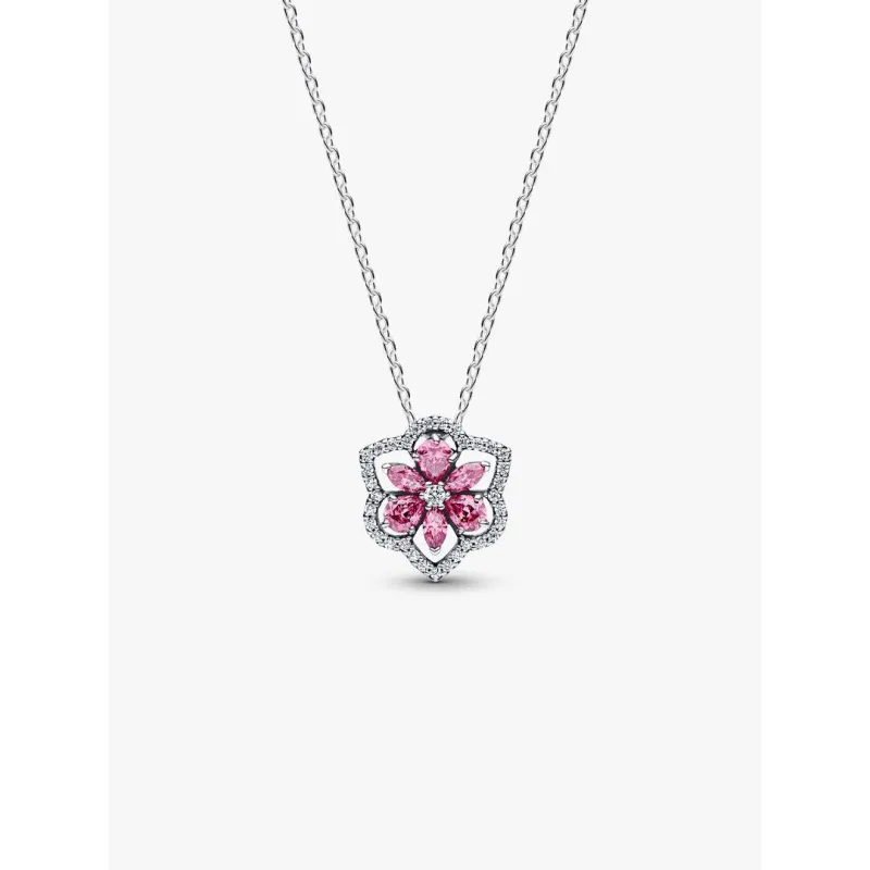 Collana Herbarium Fiore Rosa Donna Pandora Collana Herbarium Fiore Rosa Donna Pandora