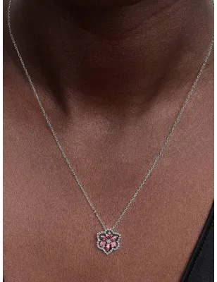 Collana Herbarium Fiore Rosa Donna Pandora - category_name - XDMG De Marchi Gianotti
