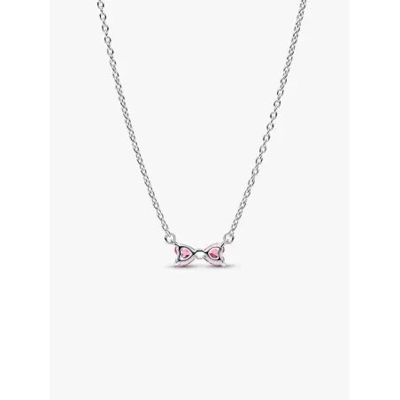 Collana Fiocco Luminoso Rosa Donna Pandora