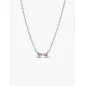 Collana Fiocco Luminoso Rosa Donna Pandora Collana Fiocco Luminoso Rosa Donna Pandora