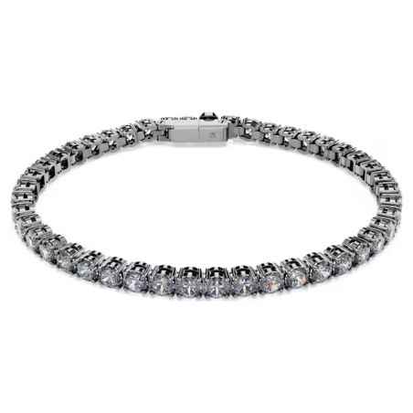BRACCIALE MATRIX TENNIS PLACCATO RUTENIO XL UOMO SWAROVSKI  - category_name - XDMG De Marchi Gianotti