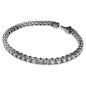 BRACCIALE MATRIX TENNIS PLACCATO RUTENIO XL UOMO SWAROVSKI 