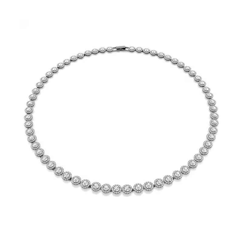 Collana UNA BIANCA PLACCATO RUTENIO Uomo Swarovski Collana UNA BIANCA PLACCATO RUTENIO Uomo Swarovski