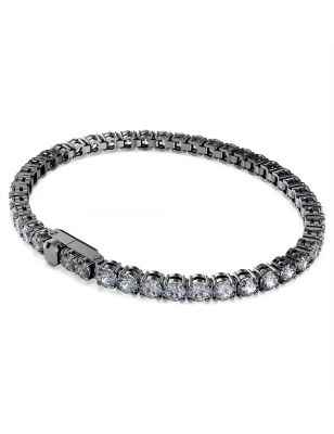 BRACCIALE MATRIX TENNIS TAGLIO ROUND RUTENIO M SWAROVSKI - category_name - XDMG De Marchi Gianotti