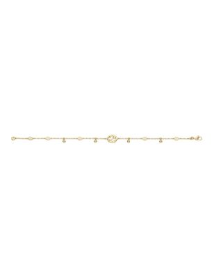 BRACCIALE ORO GIALLO DIAMANTI 0.20 CT DONNA GUCCI INTERLOCKING G - category_name - XDMG De Marchi Gianotti