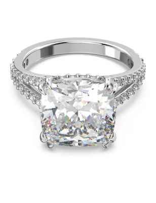 ANELLO STILLA TAGLIO QUADRATO PAVE' MIS.50 DONNA SWAROVSKI  - category_name - XDMG De Marchi Gianotti