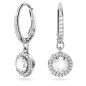 ORECCHINI PENDENTI TAGLIO TONDO PAVE' DONNA SWAROVSKI ORECCHINI PENDENTI TAGLIO TONDO PAVE' DONNA SWAROVSKI