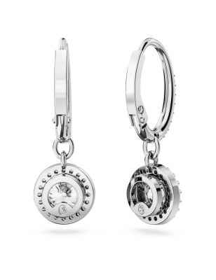 ORECCHINI PENDENTI TAGLIO TONDO PAVE' DONNA SWAROVSKI  - category_name - XDMG De Marchi Gianotti