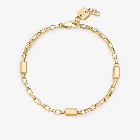 BRACCIALE CATENA ACCIAO PVD ORO LOGAN UOMO BROSWAY  - category_name - XDMG De Marchi Gianotti