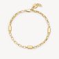 BRACCIALE CATENA ACCIAO PVD ORO LOGAN UOMO BROSWAY 