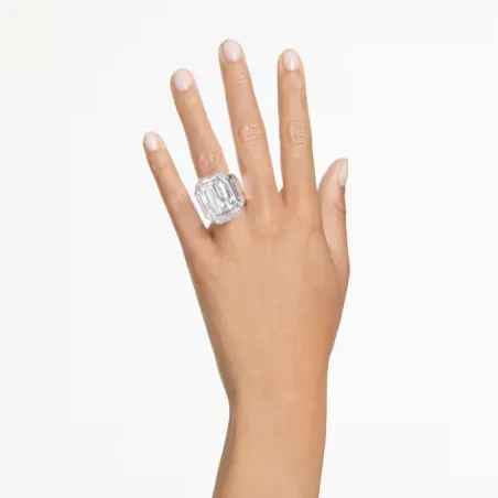 ANELLO COCKTAIL LUCENT BIANCO MIS.55 DONNA SWAROVSKI