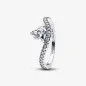 ANELLO CON PAVE E CUORE ONDULATO MIS.58 DONNA PANDORA ANELLO CON PAVE E CUORE ONDULATO MIS.58 DONNA PANDORA