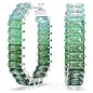 ORECCHINI A CERCHIO MATRIX VERDI TAGLIO BAGUETTE SWAROVSKI ORECCHINI A CERCHIO MATRIX VERDI TAGLIO BAGUETTE SWAROVSKI