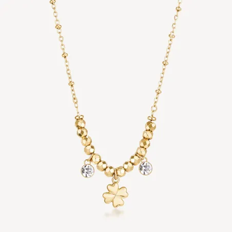 Collana dorata Chakra Portafortuna Quadrifoglio Donna Brosway - category_name - XDMG De Marchi Gianotti