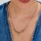 Collana dorata Chakra Portafortuna Quadrifoglio Donna Brosway