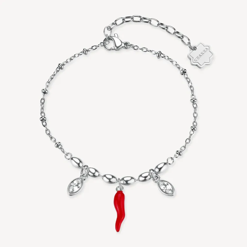 Bracciale Chakra Portafortuna Cornetto rosso Donna Brosway Bracciale Chakra Portafortuna Cornetto rosso Donna Brosway