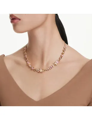 Collana Idyllia, Fiore Multicolore placcato color oro Donna Swarovski - category_name - XDMG De Marchi Gianotti