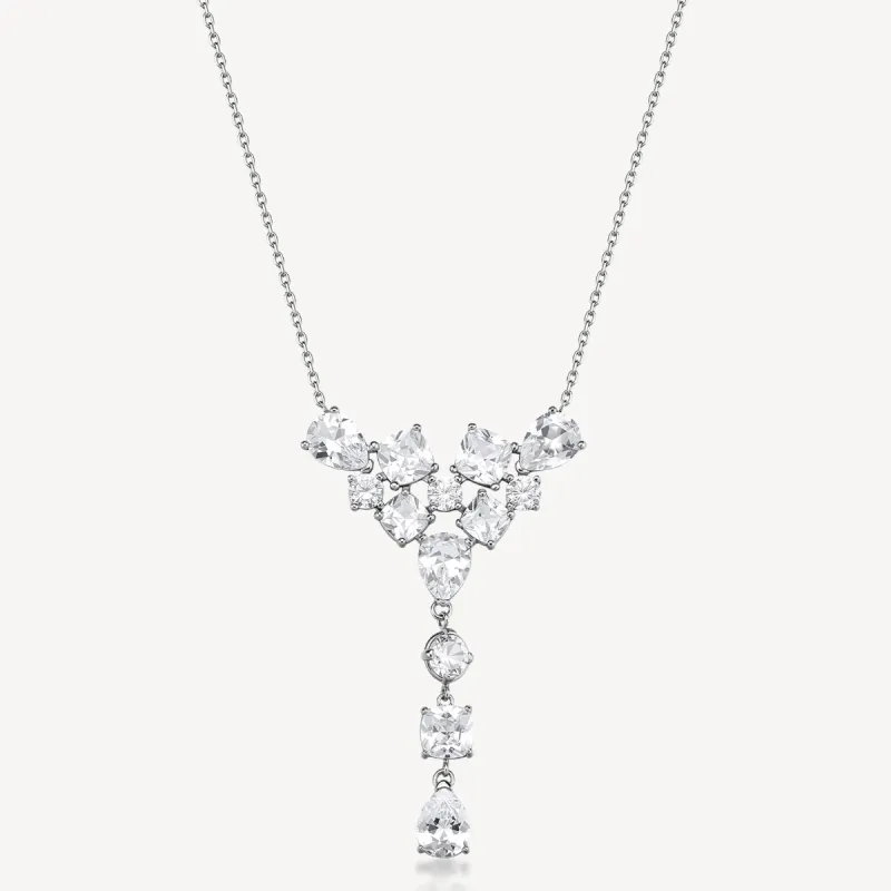 Collana Dreaming pendente zirconi round cushion pear Donna Brosway
