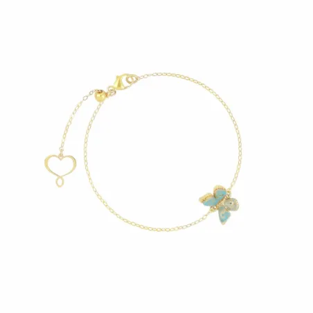 Bracciale Farfalla smalto celeste Donna Maman et Sophie - category_name - XDMG De Marchi Gianotti