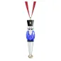 Holiday Cheers Decorazione Schiaccianoci Blu Swarovski