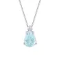 Collana in oro Acquamarina a goccia e diamante Donna Demetra Collana in oro Acquamarina a goccia e diamante Donna Demetra