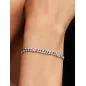 Bracciale Catena Maglia Cubana con Cuori cm.18 Donna Pandora Bracciale Catena Maglia Cubana con Cuori cm.18 Donna Pandora
