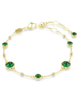 Bracciale Imber taglio round, Verde, placcato color oro Swarovski - category_name - XDMG De Marchi Gianotti