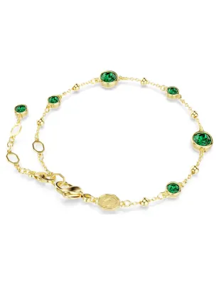 Bracciale Imber taglio round, Verde, placcato color oro Swarovski - category_name - XDMG De Marchi Gianotti
