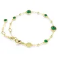 Bracciale Imber taglio round, Verde, placcato color oro Swarovski Bracciale Imber taglio round, Verde, placcato color oro Swarovski